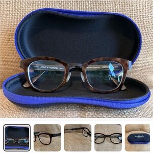Anne & Valentin Brown Tortoiseshell Women's Glasses